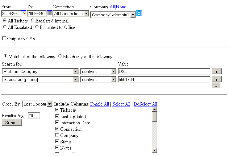 Search Form